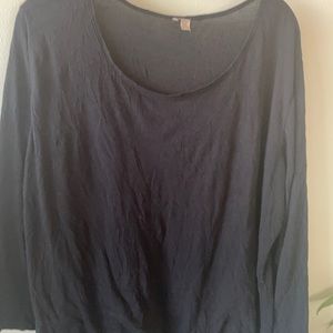 Box cut, scoop neck top